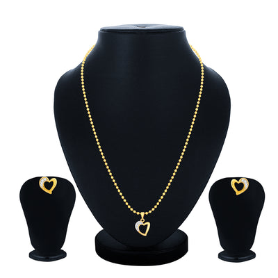 Sukkhi Elegant Gold Plated Pendant Set for Women