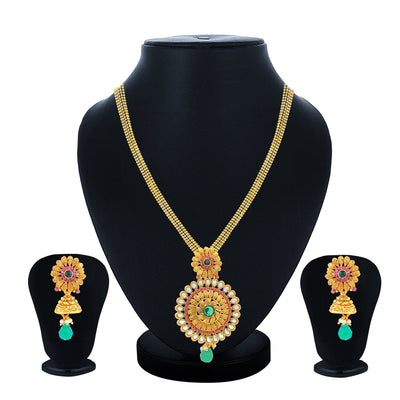 Sukkhi Modish Gold Plated Pendant Set for Women