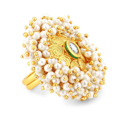 Sukkhi Ravishing Gold Plated Ring for Women