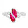 Sukkhi Olivia Man-made Opal Invisible Setting Latest Trend Rhodium Plated Ring for women