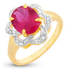 Sukkhi Ritzy Floral Gold Plated Ring for women