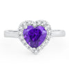 Sukkhi Adorable Queen Heart Valentine Rhodium Plated Ring for women