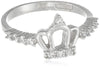 Sukkhi Royal Silver Plated Crown Shaped Ring For Women