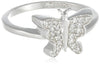 Sukkhi Blossomy Silver Plated Butterfly Ring For Women