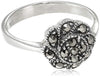 Sukkhi Glossy Silver Plated Floral Ring For Women