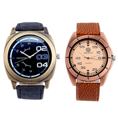 Shostopper Vintage Collection Combo Watches for Mens SJ176WCB
