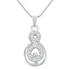 ShoStopper Delightful Rhodium Plated Pendant Chain SJ18001PB