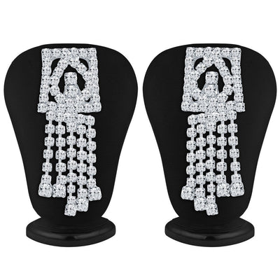 ShoStopper Ravishing Rhodium Plated Austrian Diamond Necklace Set-2