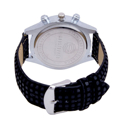 Shostopper Exquisite White Dial Analogue Watch For Men - SJ60015WM-3