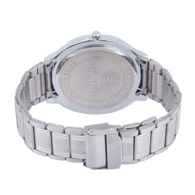 Shostopper Party Wear Metallic White Dial Analogue Watch For Men - SJ60036WM-3