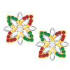 Shostopper Butterfly Gold Plated Australian Diamond Earring