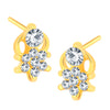 Shostopper Charming Gold Plated Australian Diamond Earring