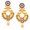 Shostopper Peacock Gold Plated Earrings For Women SJ6083EN