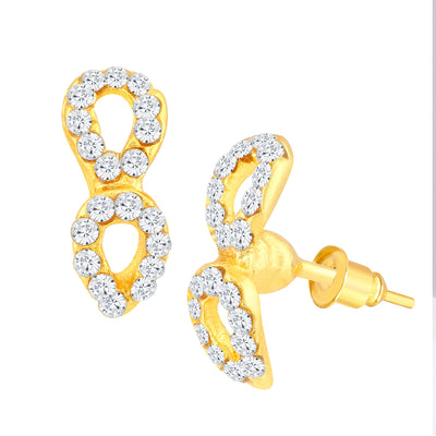 ShoStopper Exotic Gold Plated Australian Diamond Earring SJ6103EN