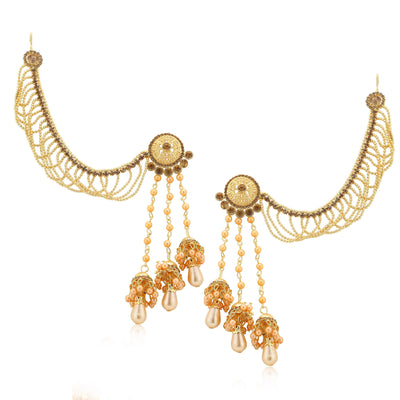ShoStopper Bahubali Gold Plated Earring