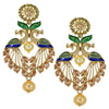 Shostopper Peacock Gold Plated Earrings For Women SJ6112EN