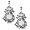 Shostopper Afghani Tribal Oxidised Mirror Earrings SJ6123EN