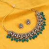 Sukkhi Astonish Gold Plated Kundan Choker Necklace Set for Women
