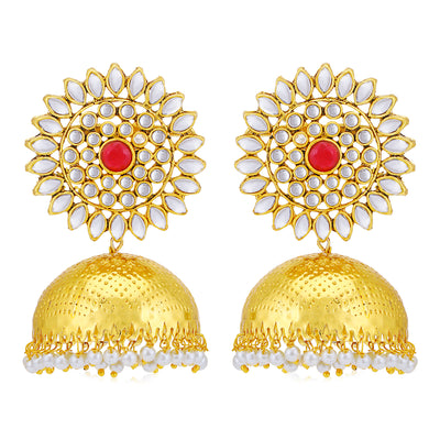 Sukkhi Gorgeous Gold Plated Jhumki Earring for Women