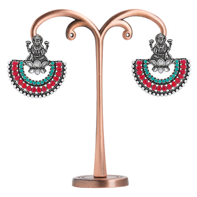 Sukkhi Classic Oxidised Chandbali Laxmi Earring for Women