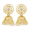 Sukkhi Excellent Kundan Gold Plated Pearl Jhumki Earring for Women