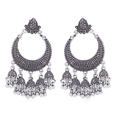 Sukkhi Stunning Oxidised Chandelier Earring for Women