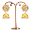 Sukkhi Adorable Gold Plated Kundan & Pearl Jhumki Earring for Women