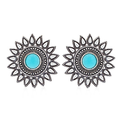 Sukkhi Incredible Oxidised Stud Earring for Women