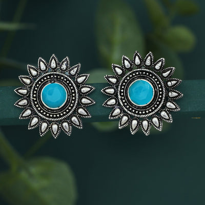 Sukkhi Incredible Oxidised Stud Earring for Women