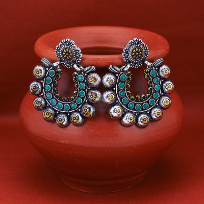 Sukkhi Splendid Oxidised Chandbali Earring for Women