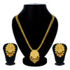 Sukkhi Classic Gold Plated Goddess Laxmi Multi-String Necklace Set for Women