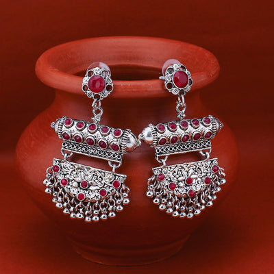 Sukkhi Fascinating Oxidised Chandelier Earring for Women