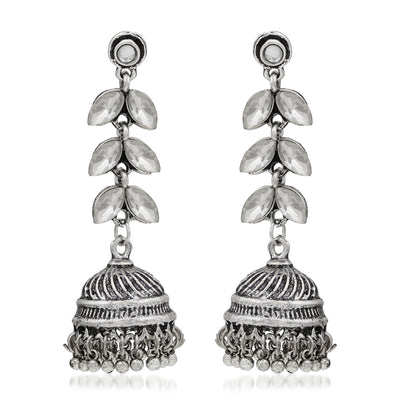 Sukkhi Charming Oxidised Jhumki Earring For Women