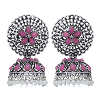 Sukkhi Exclusive Oxidised Pearl Jhumki Earring For Women