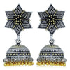 Sukkhi Floral Oxidised Jhumki Earring For Women