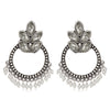 Sukkhi Glittery Oxidised Pearl Chandbali Earring For Women