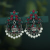 Sukkhi Fancy Oxidised Pearl Dangle Earring For Women