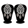 Sukkhi Glimmery Rhodium Plated Dangle Earring For Women