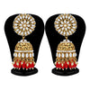 Sukkhi Classic Pearl Gold Plated Kundan Jhumki Earring For Women