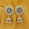 Sukkhi Fabulous Kundan Gold Plated Pearl Meenakari Jhumki Earring for Women