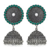 Sukkhi Trendy Austrian Diamond Oxidised Jhumki Earring for Women