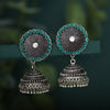 Sukkhi Trendy Austrian Diamond Oxidised Jhumki Earring for Women