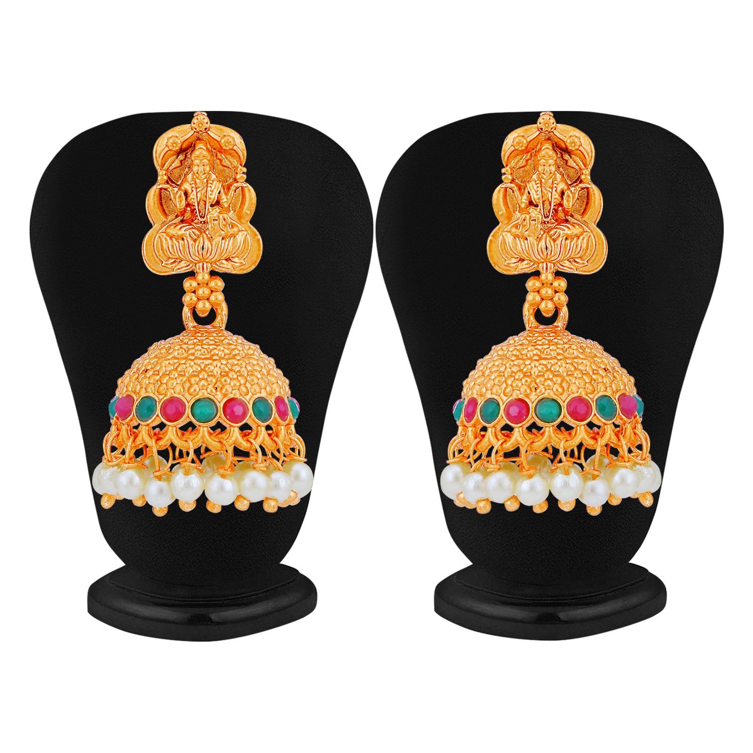 Sukkhi Stunning Gold Plated Temple Choker Necklace Set for Women Sukkhiglobal