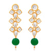 Sukkhi Delicate Gold Plated Green Pearl & Kundan Choker Necklace Set for Women