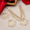 Sukkhi Glorious Gold Plated Pearl & Kundan Multi-String Necklace Set for Women