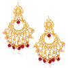 Sukkhi Dazzling Gold Plated Pearl & Kundan Choker Necklace Set for Women