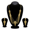 Sukkhi Gleaming 24 Carat Gold Plated Multi-String Necklace Set for Women