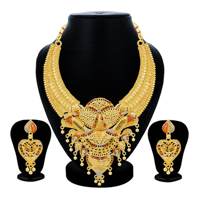 Sukkhi Amazing 24 Carat Gold Plated Choker Necklace Set for Women