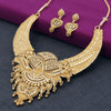 Sukkhi Dazzling 24 Carat Gold Plated Choker Necklace Set for Women