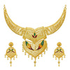 Sukkhi Amazing 24 Carat Gold Plated Meenakari Choker Necklace Set for Women